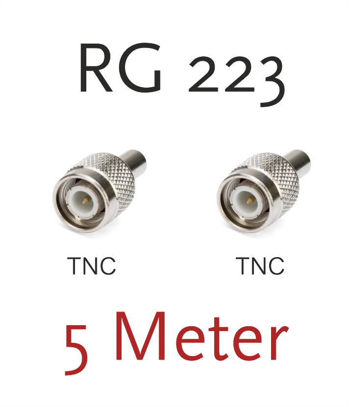 Antennenkabel RG223, 5m, 